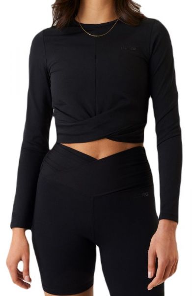 Дамска блуза с дълъг ръкав Björn Borg Cross Long Sleeve - black beauty