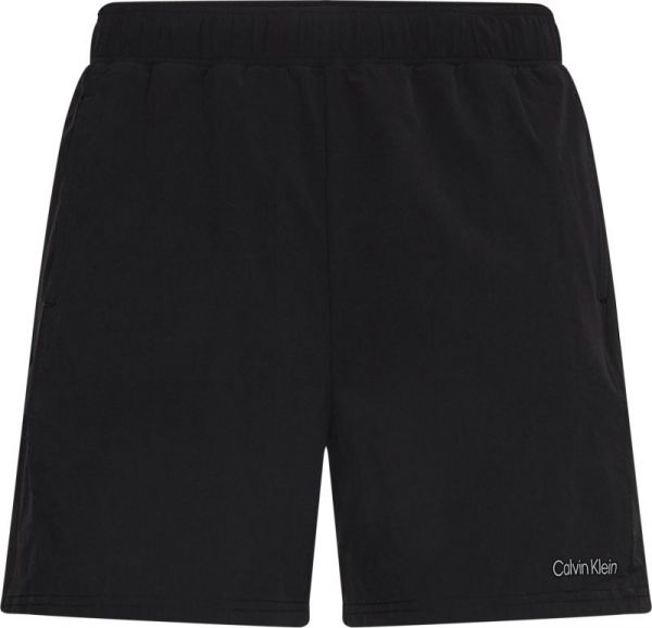 Pantaloni scurți tenis bărbați Calvin Klein WO 2 in 1 Woven Short - black beauty
