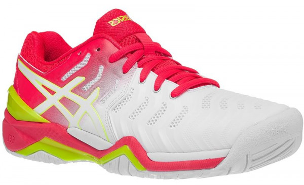 Tenisa kurpes bērniem Asics Gel-Resolution 7 GS- white/laser pink
