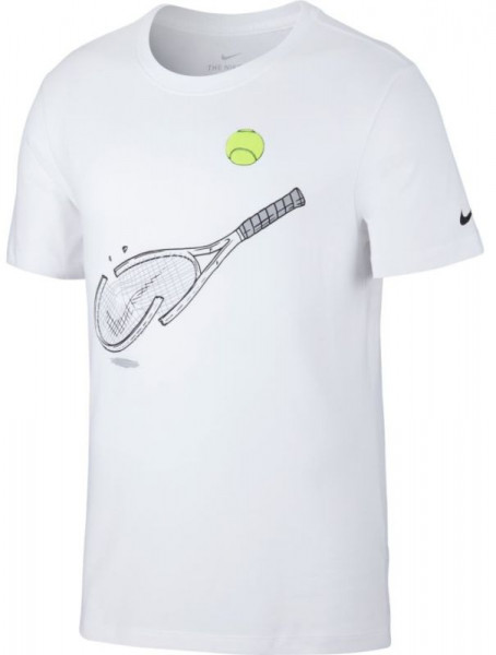  Nike Court Tee DFCT Racquet GFX - white