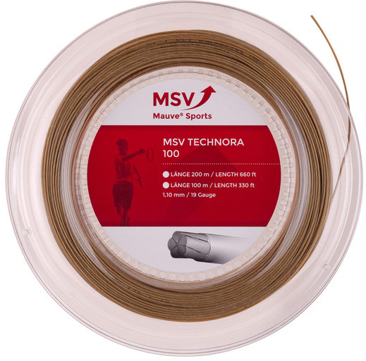 Teniso stygos MSV Technora 100 (200 m) - natural
