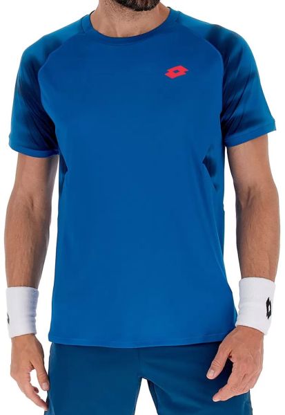 Herren Tennis-T-Shirt Lotto Tech II D2 - Blau