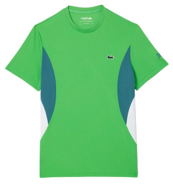 Camiseta para hombre Lacoste Tennis x Novak Djokovic T-Shirt - green