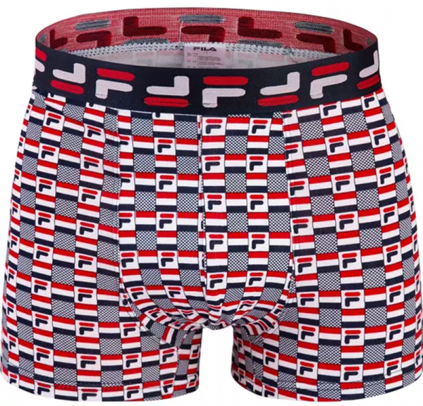  Fila Underwear Man Boxer 1 pack - white/navy/red