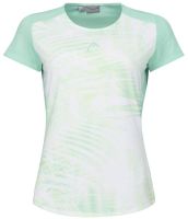 Női póló Head Tie-Break T-Shirt - pastel green/print vision
