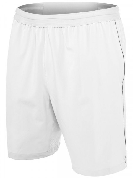  Lacoste Novak Djokovic Support With Style Piped Stretch Technical Shorts - white