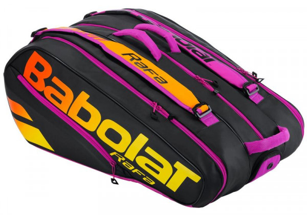 Тенис чанта Babolat Pure Aero RAFA x12 - black/orange/purple