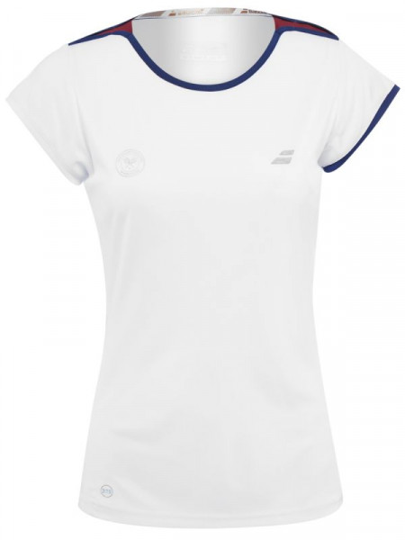  Babolat Performance Cap Sleeve Top Women Wimbledon - white/white