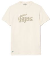 Férfi póló Lacoste Ultra Dry Pique Tennis T-Shirt - Fehér