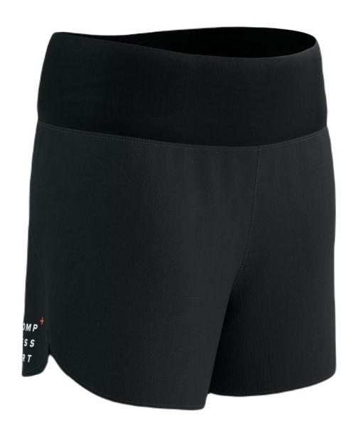 Pantalón corto de tenis mujer Compressport Performance - Negro