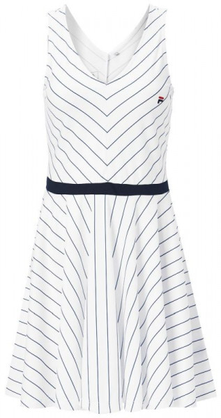  Fila Dress Lottie W - white/peacoat blue stripe