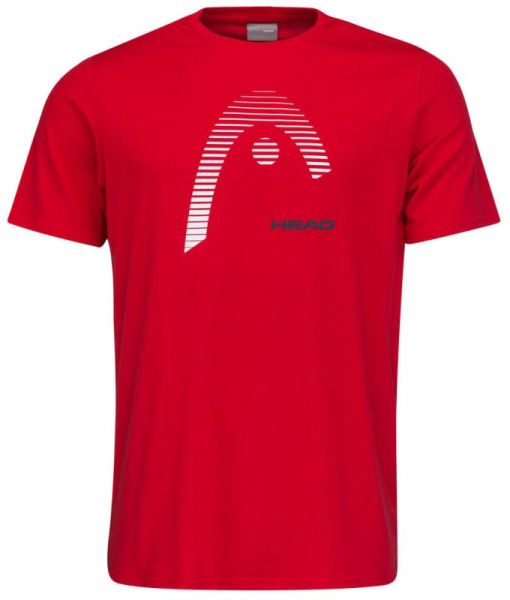 Мъжка тениска Head Club Carl T-Shirt - Червен