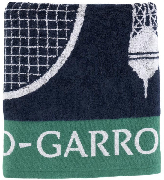 Asciugamano da tennis Roland Garros Carreblanc Joueur Marine - turniejowy