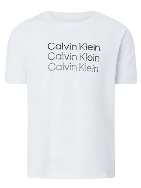 Herren Tennis-T-Shirt Calvin Klein PW S/S T-shirt - bright white
