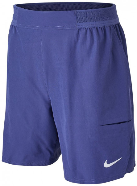 Férfi tenisz rövidnadrág Nike Court Dri-Fit Slam Short M - obsidian/dark purple dust/white