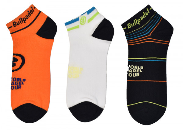 Socks Bullpadel Technical Socks BPWPT2104 W Short 3P - multicolor