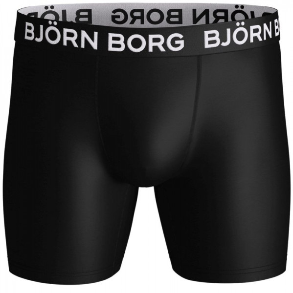 Męskie bokserki sportowe Björn Borg Shorts Solid 1P - black beauty