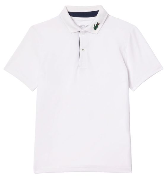 T-shirt pour garçons Lacoste Sport Ultra-Dry Technical Jersey Kids - Blanc