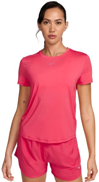 Damski T-shirt Nike Dri-Fit One Classic Top - Różowy