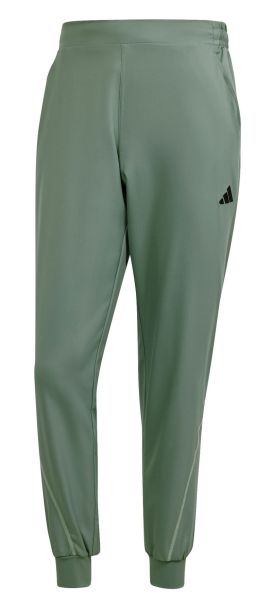 Pánské tenisové tepláky Adidas Tennis Pants Pro - silver green