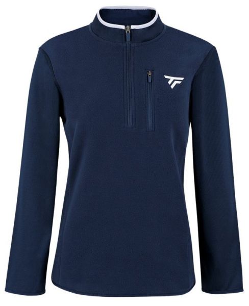 Damen Tennissweatshirt Tecnifibre Polar Quarter Zip - navy
