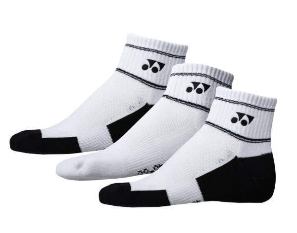 Tennisesokid  Yonex Socks Set 3P - white/black