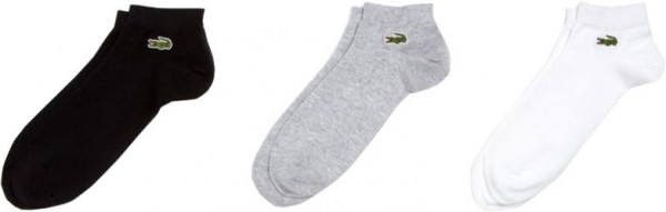  Lacoste Men Pack of 3 Socks - 3 pary/white/black/grey chine