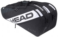 Тенис чанта Head Elite 9R - black/white