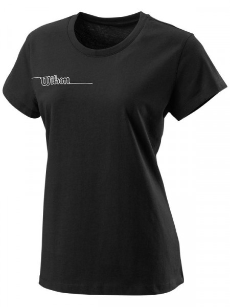 Damski T-shirt Wilson Team II Tech Tee W - black
