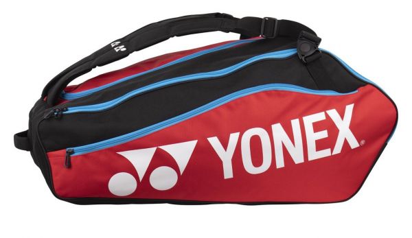 Tennis Bag Yonex Racket Bag Club Line 12 Pack - black/red