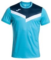 T-shirt pour hommes Joma Court Short Sleeve T-Shirt - Bleu, Turquoise