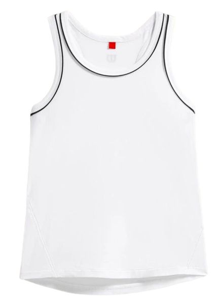 Top de tenis para mujer Wilson Team Tank Top - bright white