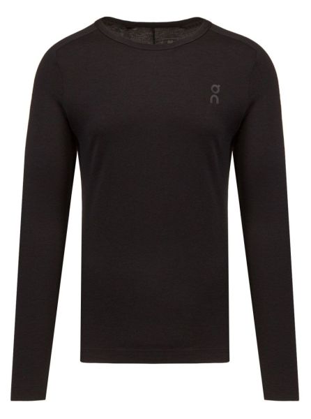T-shirt de tennis pour hommes (manche longues) ON Merino Long-T - black