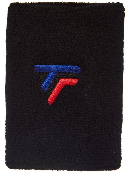 Asciugamano da tennis Tecnifibre Wristband XL New Logo - black