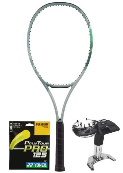 Tennisschläger Yonex Percept 100 (300g) + Besaitung + Serviceleistung