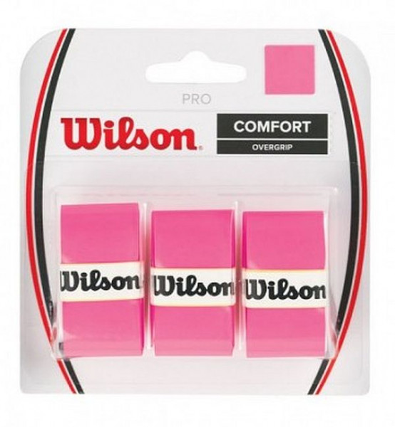 Tenisa overgripu Wilson Pro 3P - pink