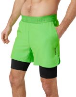 Shorts de tennis pour hommes Björn Borg 2in1 - Vert