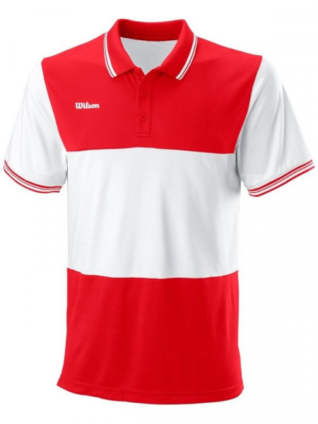 Herren Tennispoloshirt Wilson Team II Polo Men - team red