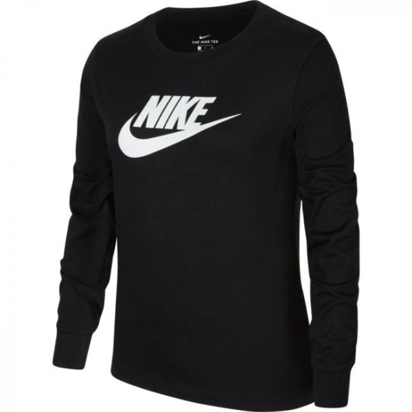  Nike Sportswear Long Sleeve Tee Basic Futura G - black/white