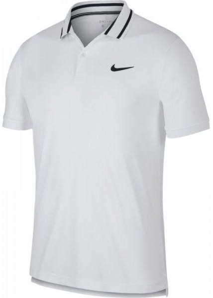  Nike Court Dry Polo Pique - white/black/black