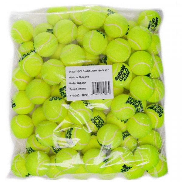 Tenisové míče Babolat Gold Academy bag 72B