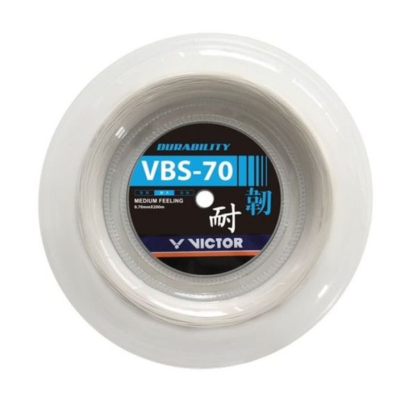 Χορδή μπάντμιντον Victor VBS-70 (200 m) - white