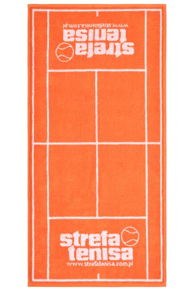 Ręcznik tenisowy Strefa Tenisa Towel Court&Logo - Pomarańczowy