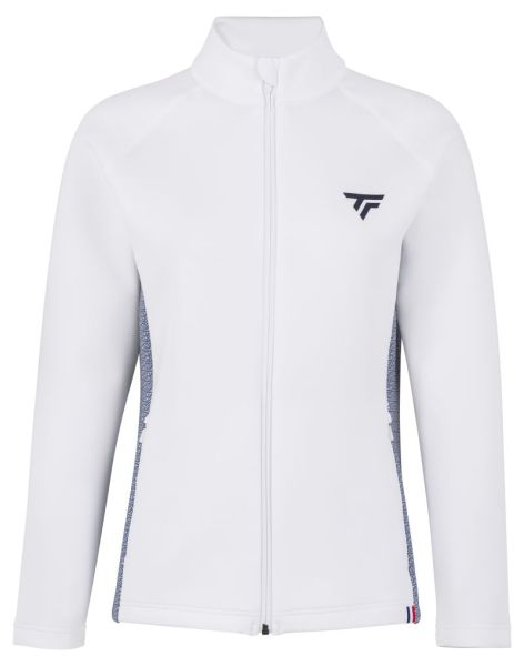 Damen Tennissweatshirt Tecnifibre Tour Jacket - white