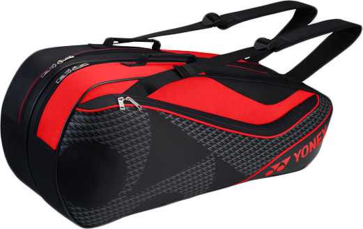  Yonex Racquet Bag 6 Pack - black/red