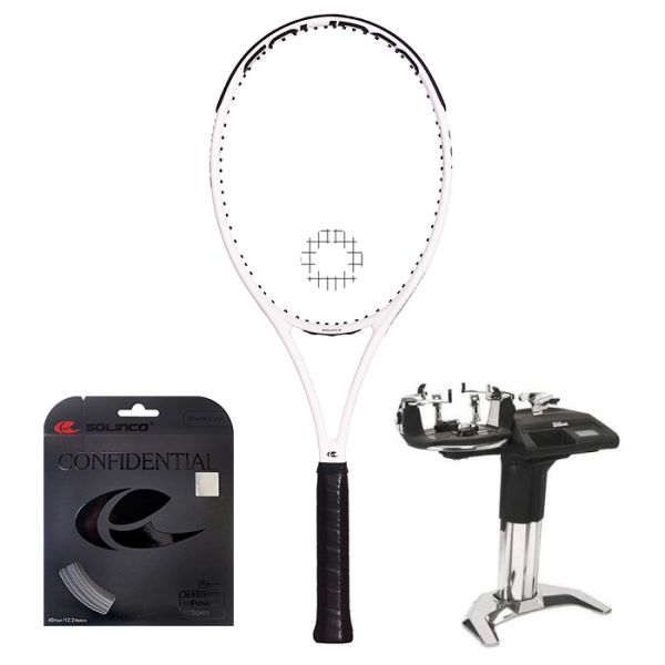 Tennisschläger Solinco Whiteout 305 XTD 18x20 + Besaitung + Serviceleistung