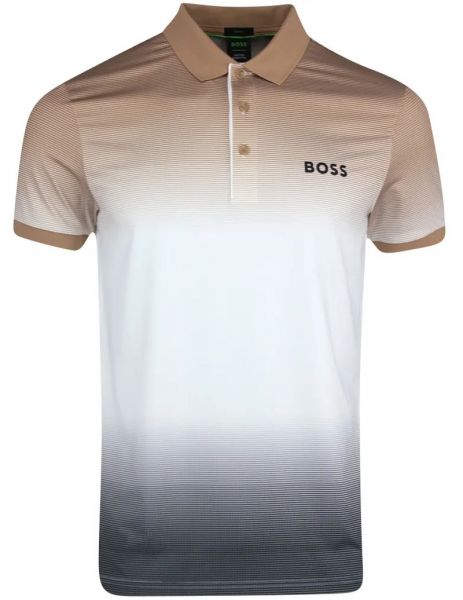 Herren Tennispoloshirt BOSS x Matteo Berrettini Patteo MB Polo - white