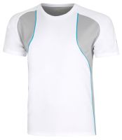 Herren Tennis-T-Shirt Fila Austarlian Open Hudson T-Shirt - white/silver scone