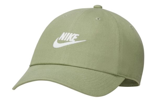 Casquette de tennis Nike Sportswear Heritage86 Futura Washed - oil green/white