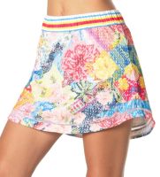 Damen Tennisrock Lucky in Love Novelty Print High Waist Flower On Skirt - Mehrfarbig Damen Tennisrock Lucky in Love Novelty Print High Waist Flower On Skirt - Mehrfarbig